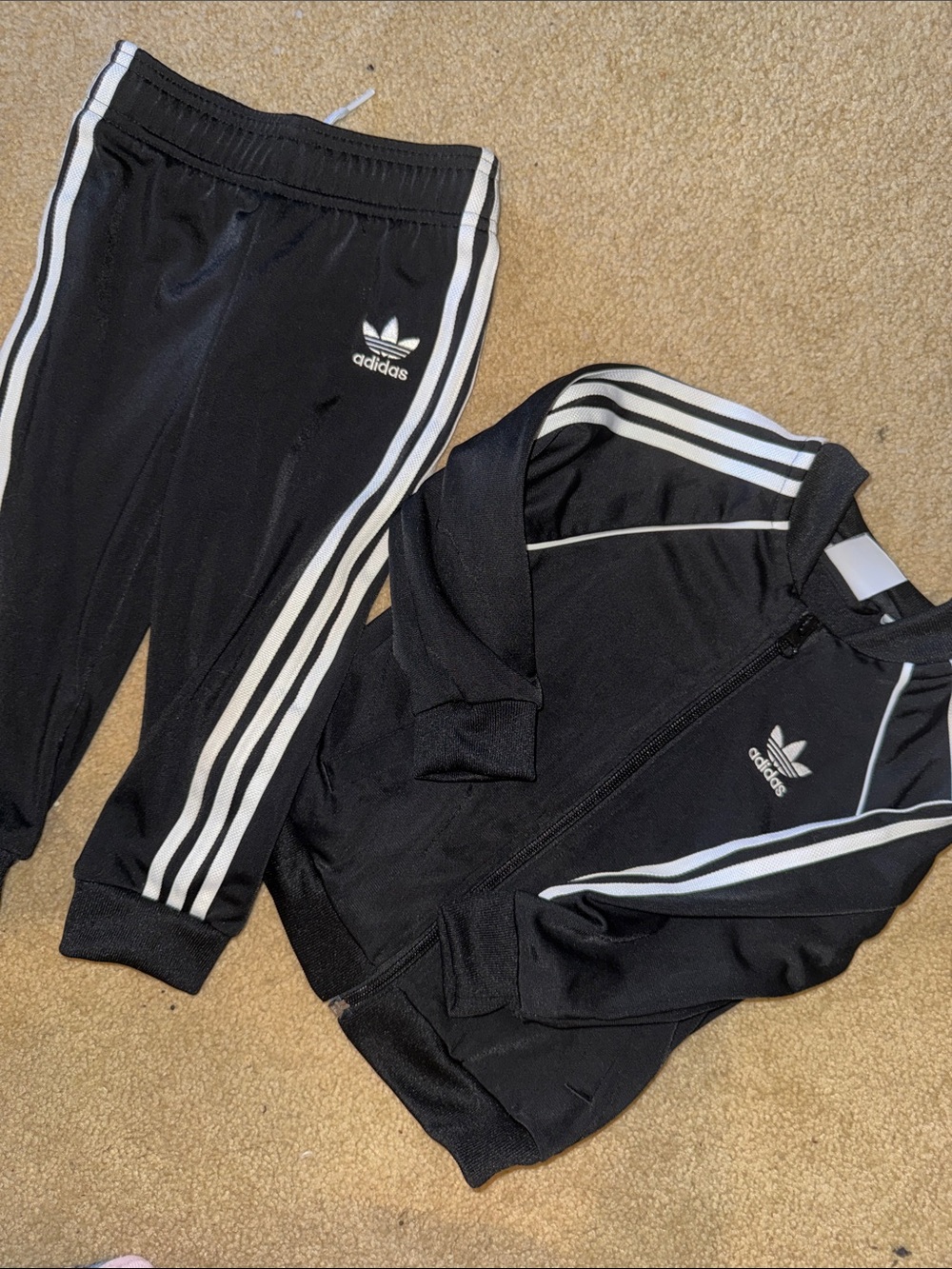 Adidas track suit - pants and jacket 12-18m